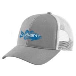 CARHARTT 105694 CANVAS MESH-BACK FISH GRAPHIC CAP