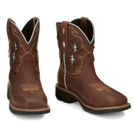 【you.gettomi】 Amazon.com: KOKOMOMO Shiny Metallic Boots Patent Square Toe