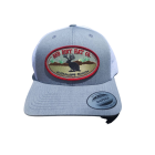 RED DIRT HAT CO RDHC129 JACKALOPE, HEATHER GREY/WHITE