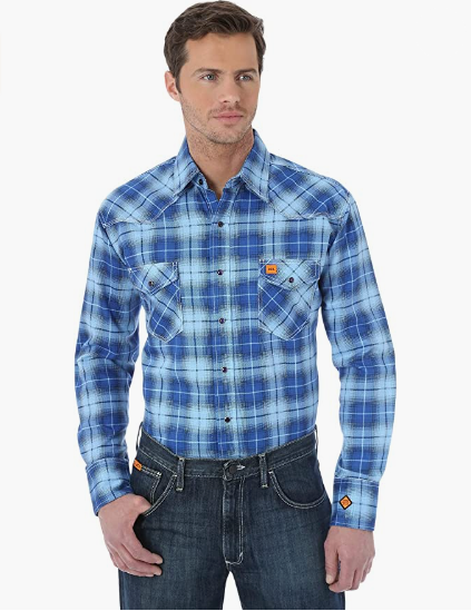 Wrangler 10FR137BL MEN'S FASHION FLAME RESISTANT