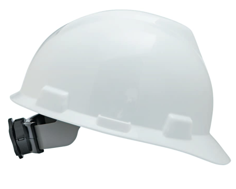 MSA 475358 V-GARD SLOTTED CAP WHITE