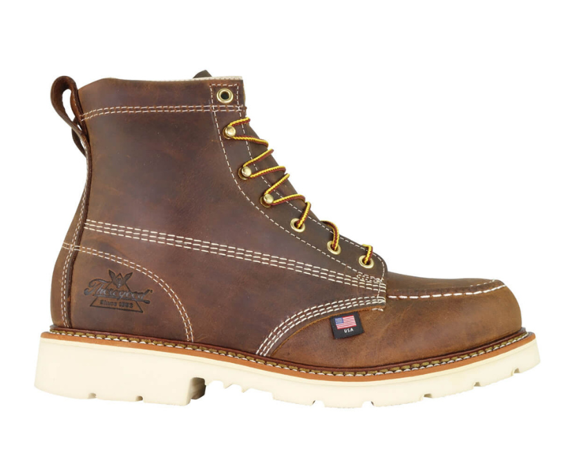 Thorogood 804 4375 6IN MOCC TOE STEEL TOE EH