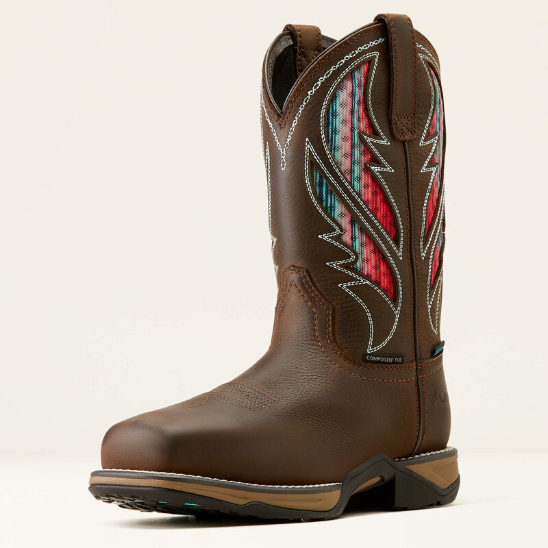 Ariat Women s Anthem VentTEK Waterproof Composite Toe Work Boots Dark Chocolate 7.5