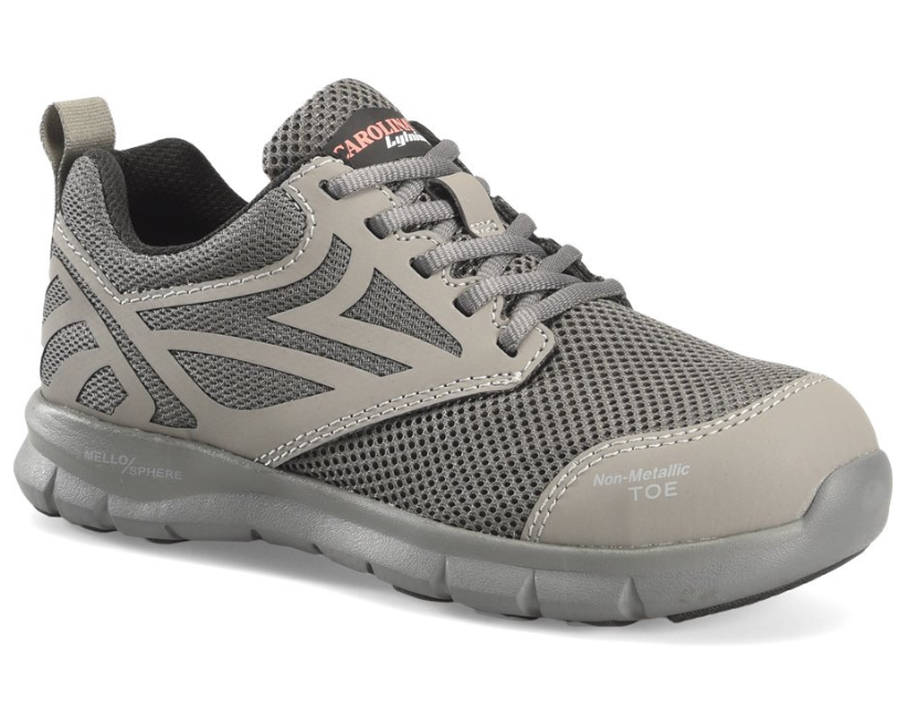 Carolina Flash Comp Toe Athletic Shoe 9.5 Women's Grey