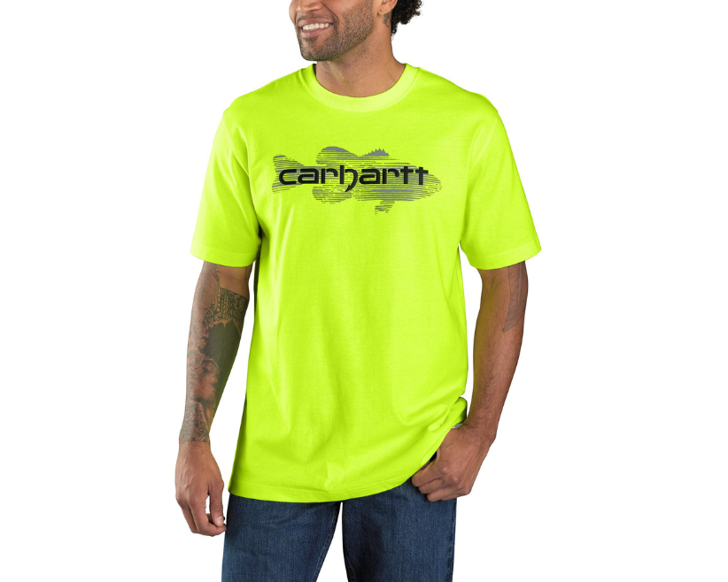 Lime green graphic tee mens best sale