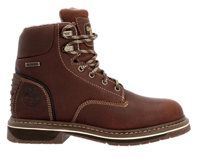 GEORGIA GB00515 WOMEN S SAFETY TOE WORK BOOTS BROWN