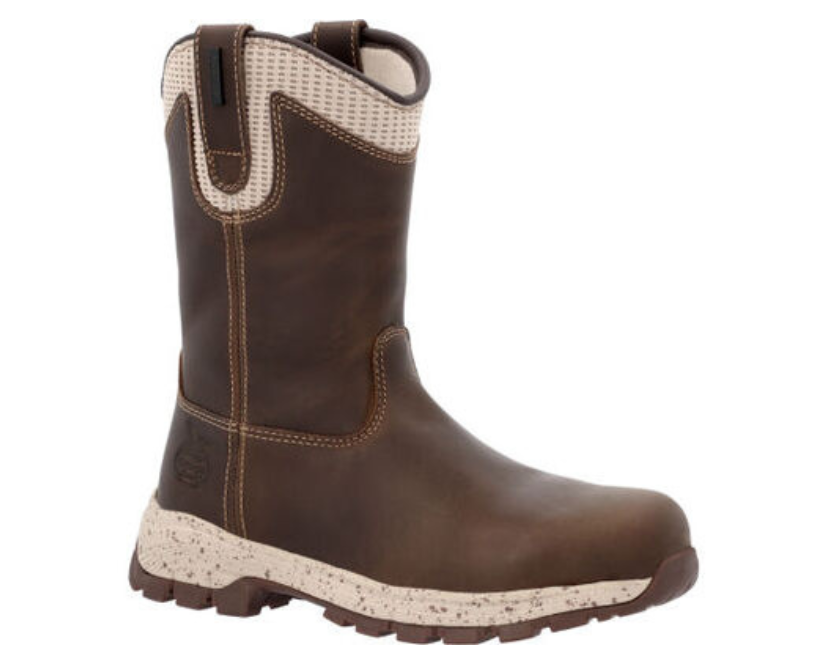 GEORGIA GB00557 EAGLE TRAIL WOMEN S PULL ON WORK BOOTS BROWN