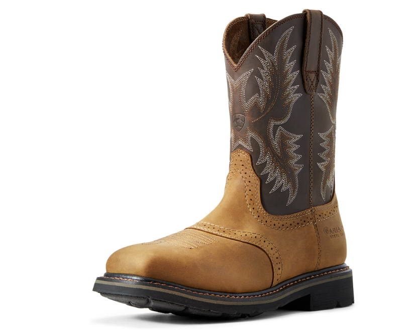 Ariat Men s Sierra Aged Bark Wide Square Steel Toe Work Boots