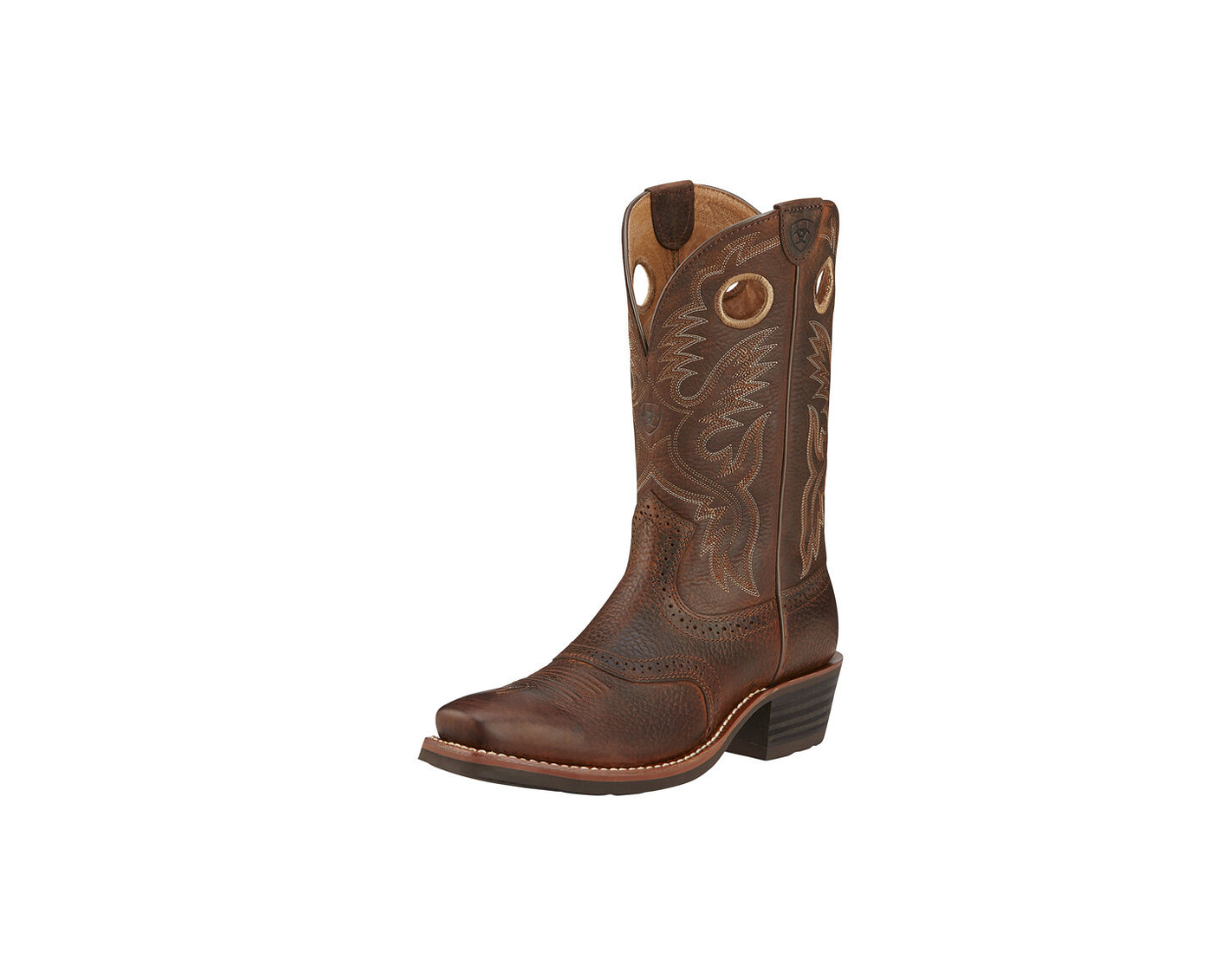 Ariat Boots 10002227 MNS HERITAGE ROUGHSTOCK BRNROW