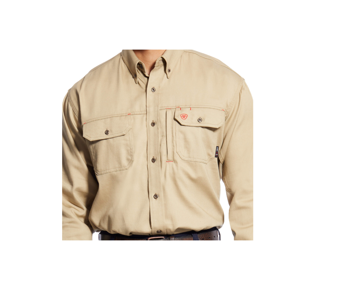 Ariat Clothing 10025402 MNS FR SOLID VENT LS WRK SHRT