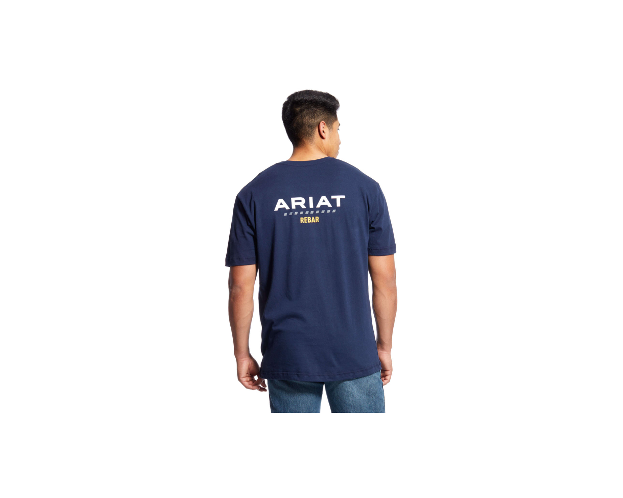 Ariat Clothing 10025410 MNS REBAR COTTONSTRONG SS LOGO