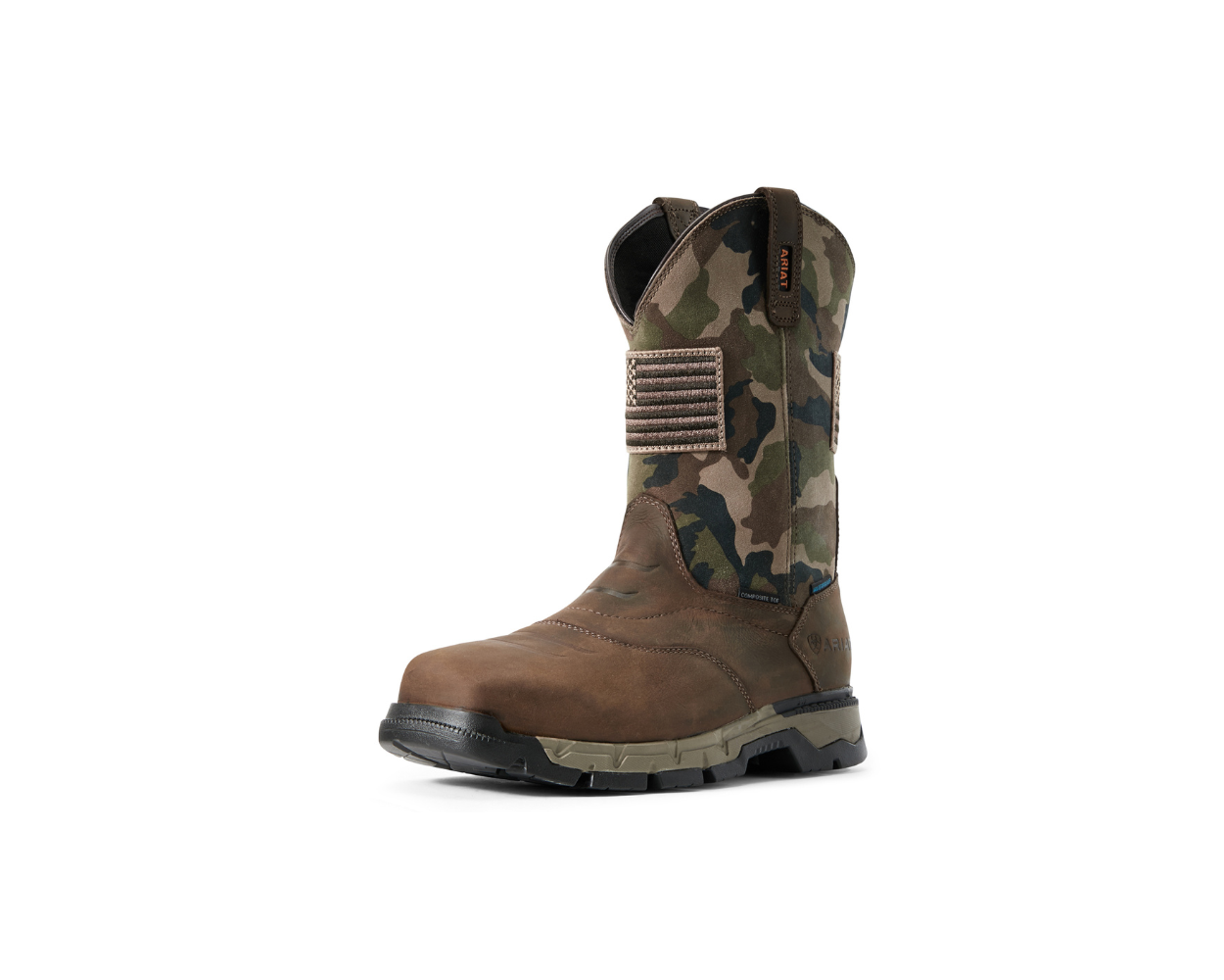 Ariat Boots 10029518 MNS REBAR FLEX PATRIOT H2O CT