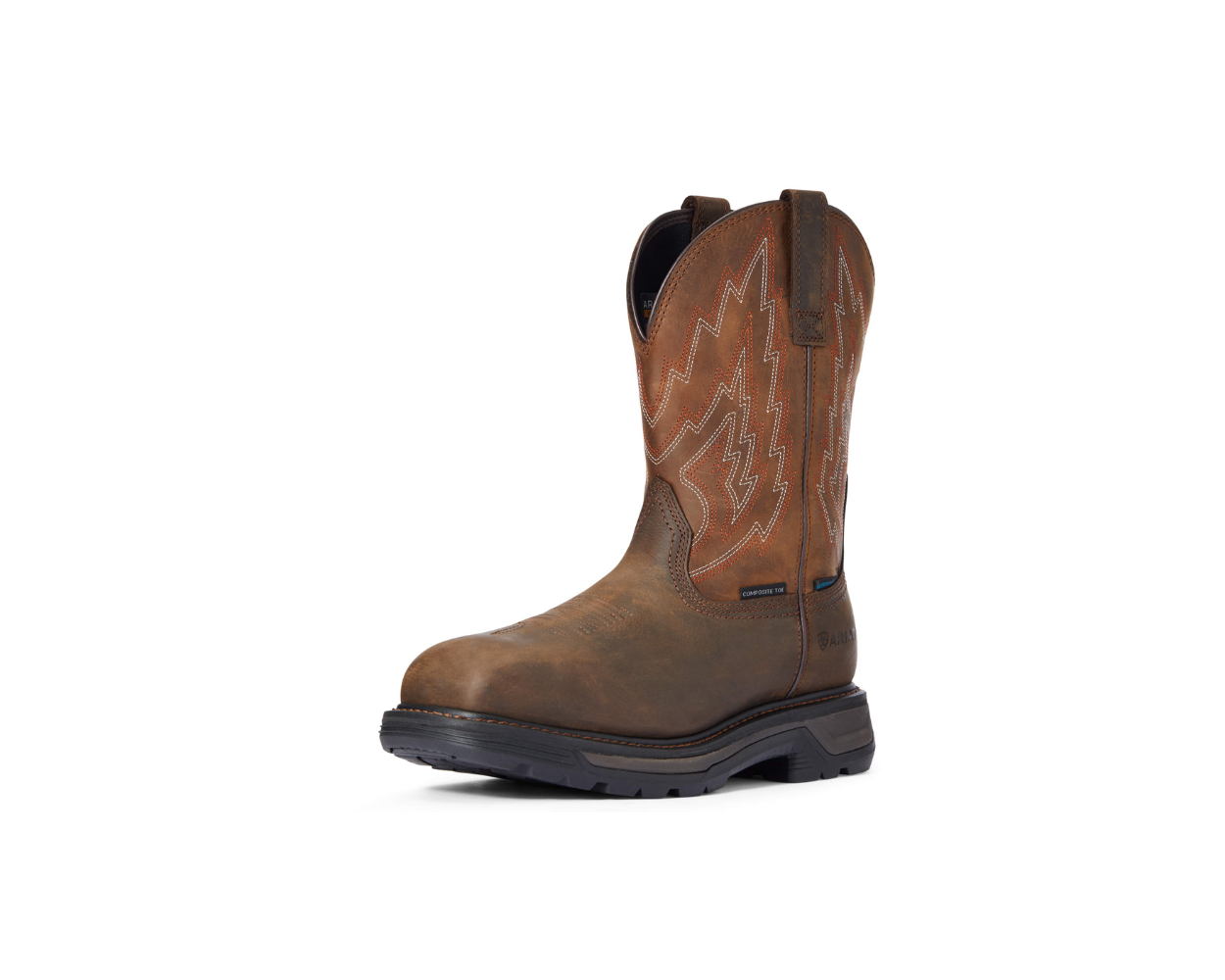 Ariat Boots 10033993 MNS BIG RIG H2O CT DRK BRN/DIS