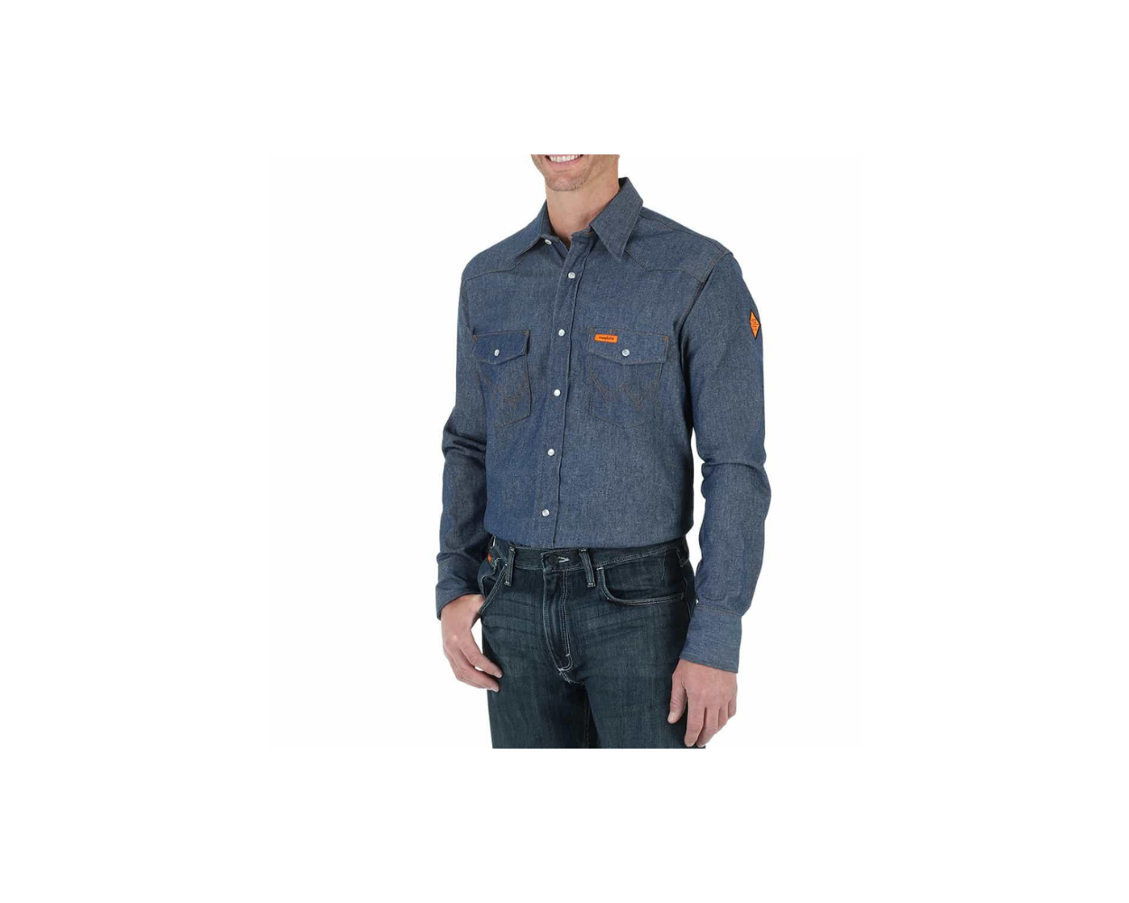 Wrangler 10FR12127 FLAME RESISTANT MENS TOPS