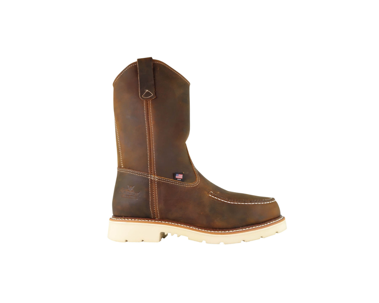Thorogood moc toe 2025 pull on boots
