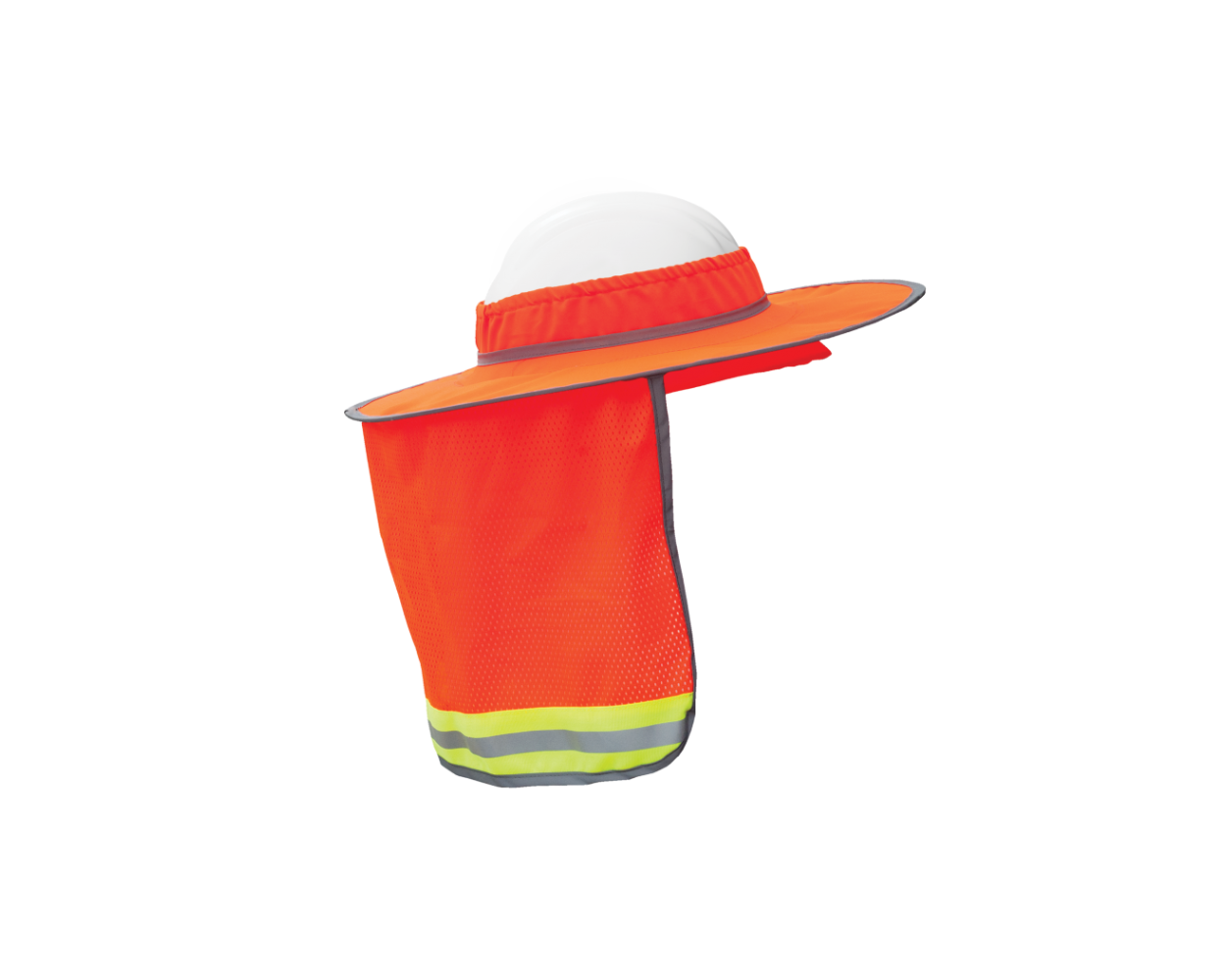 IRONWEAR 1270 HARD HAT COVER,ORANGE