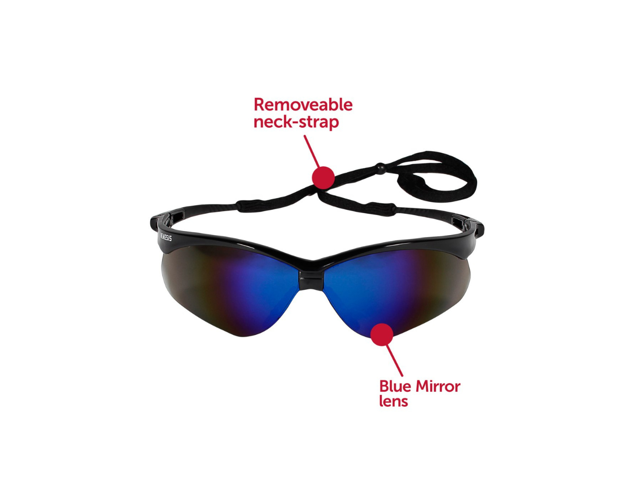 ORS Nasco 14481 NEMESIS BLUE MIRROR LENSSAFETY