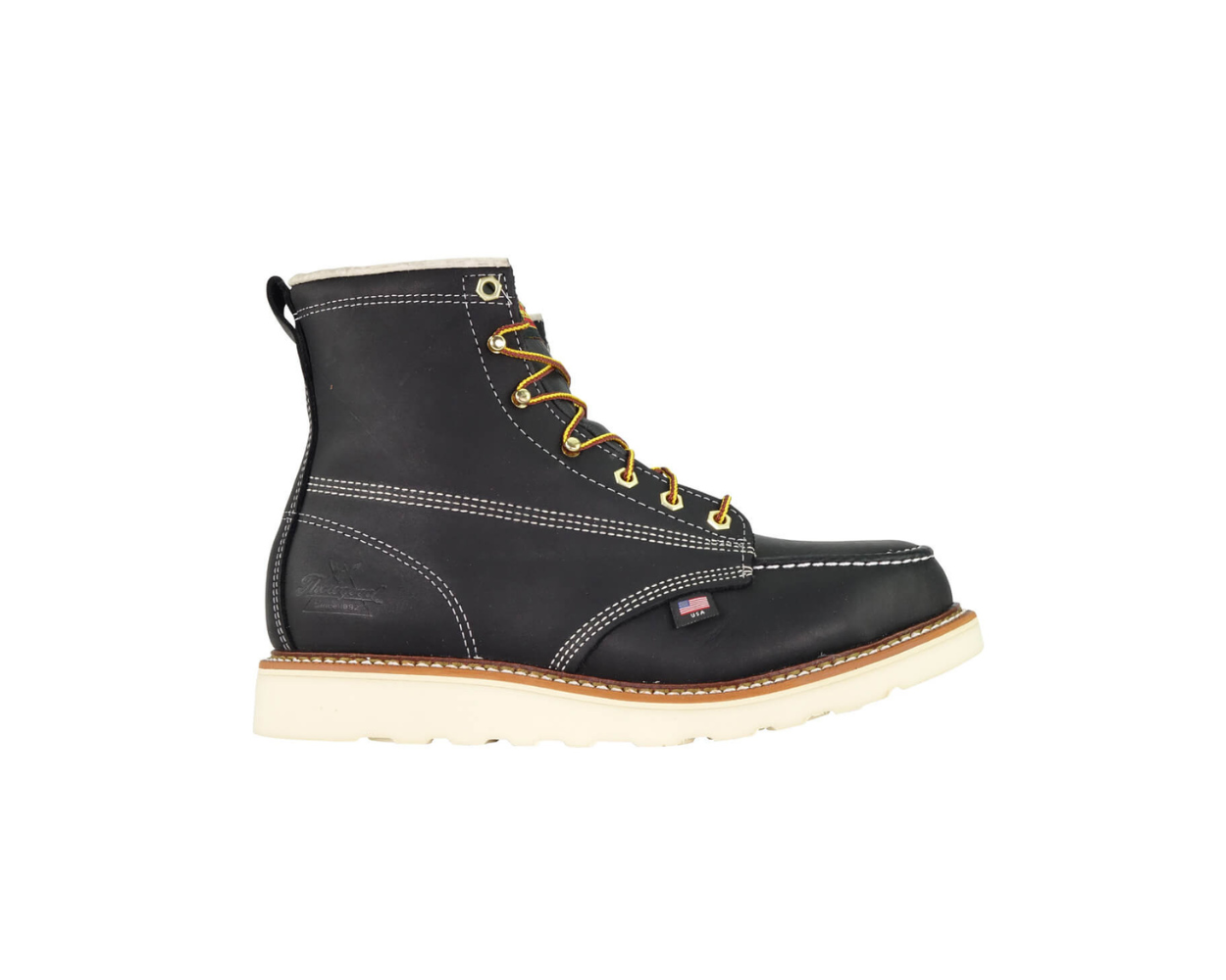 Thorogood boots moc deals toe black