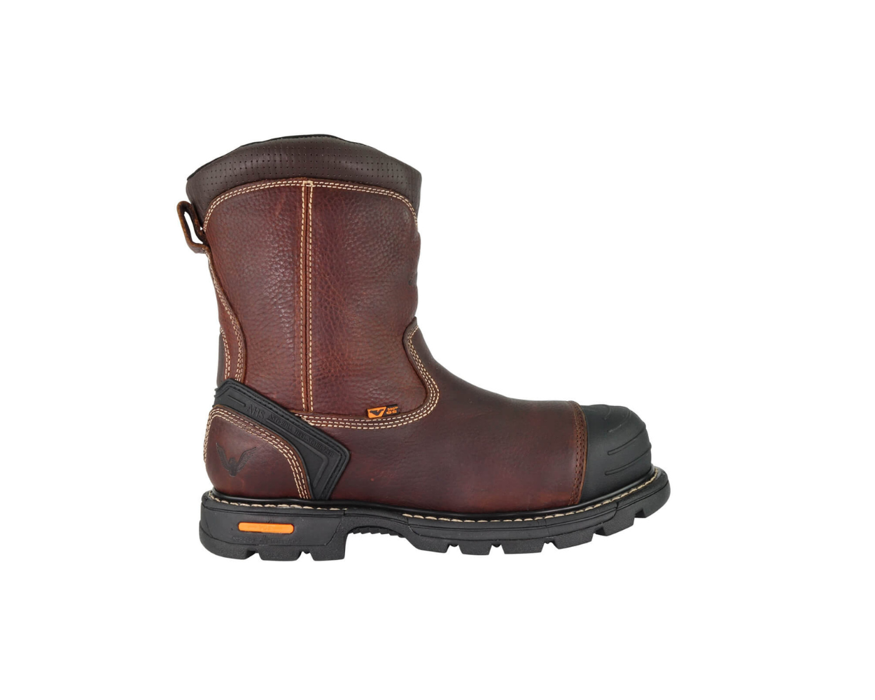 Mens side zip wellington boots top