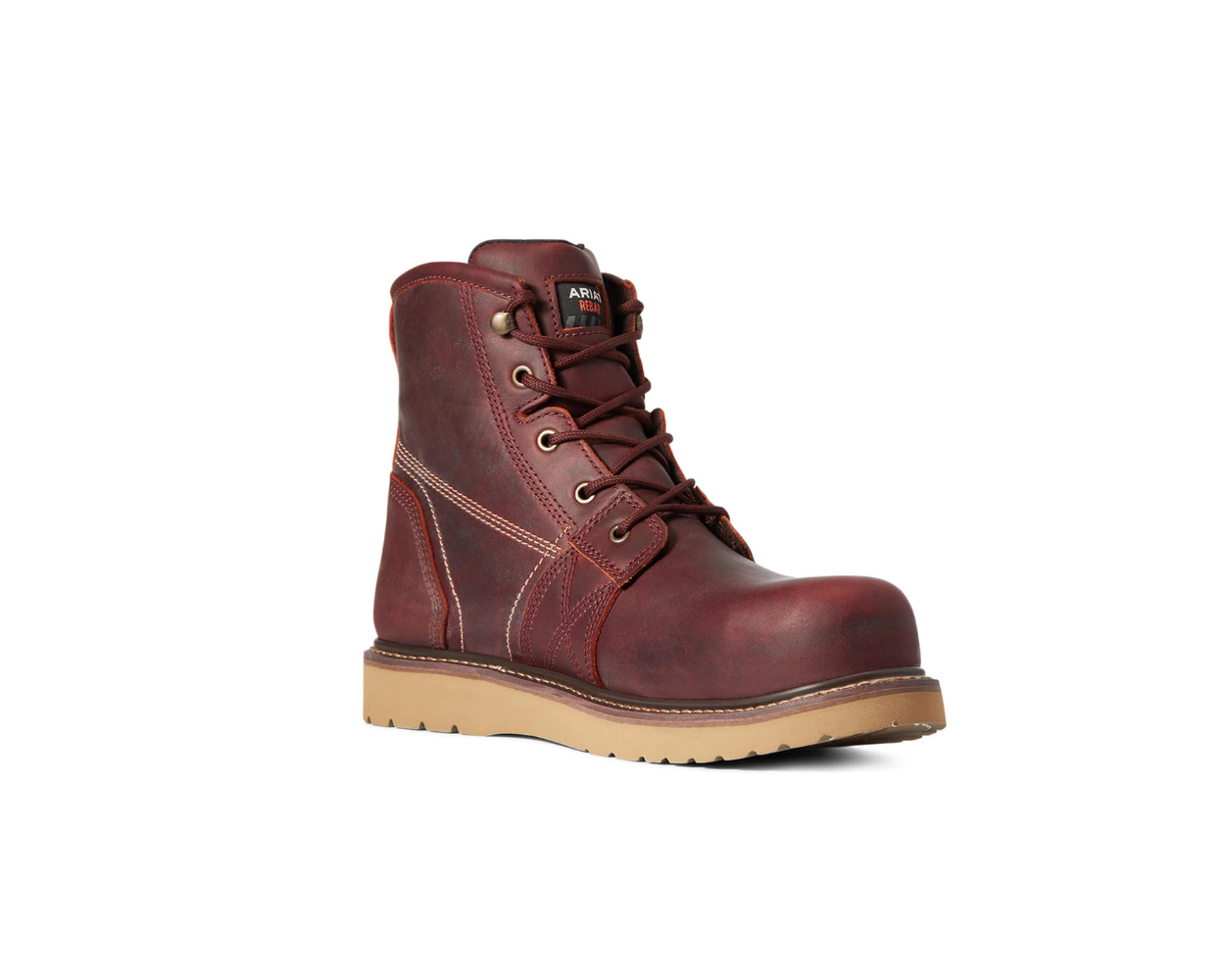 ARIAT 10035945 MENS REBAR WEDGE 6 H2O CT RSTD