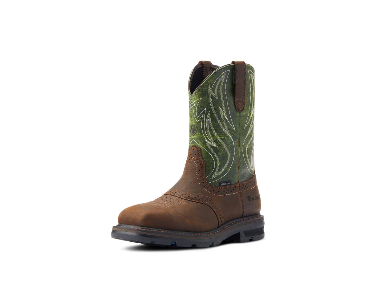 ARIAT 10042541 MEN S SIERRA SHOCK SHIELD STEEL TOE WORK BOOT DARK BROWN
