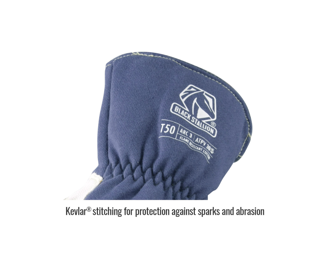 BLACK STALLION T50 PREMIUM GRAIN GOATSKIN FR COTTON TIG WELDING