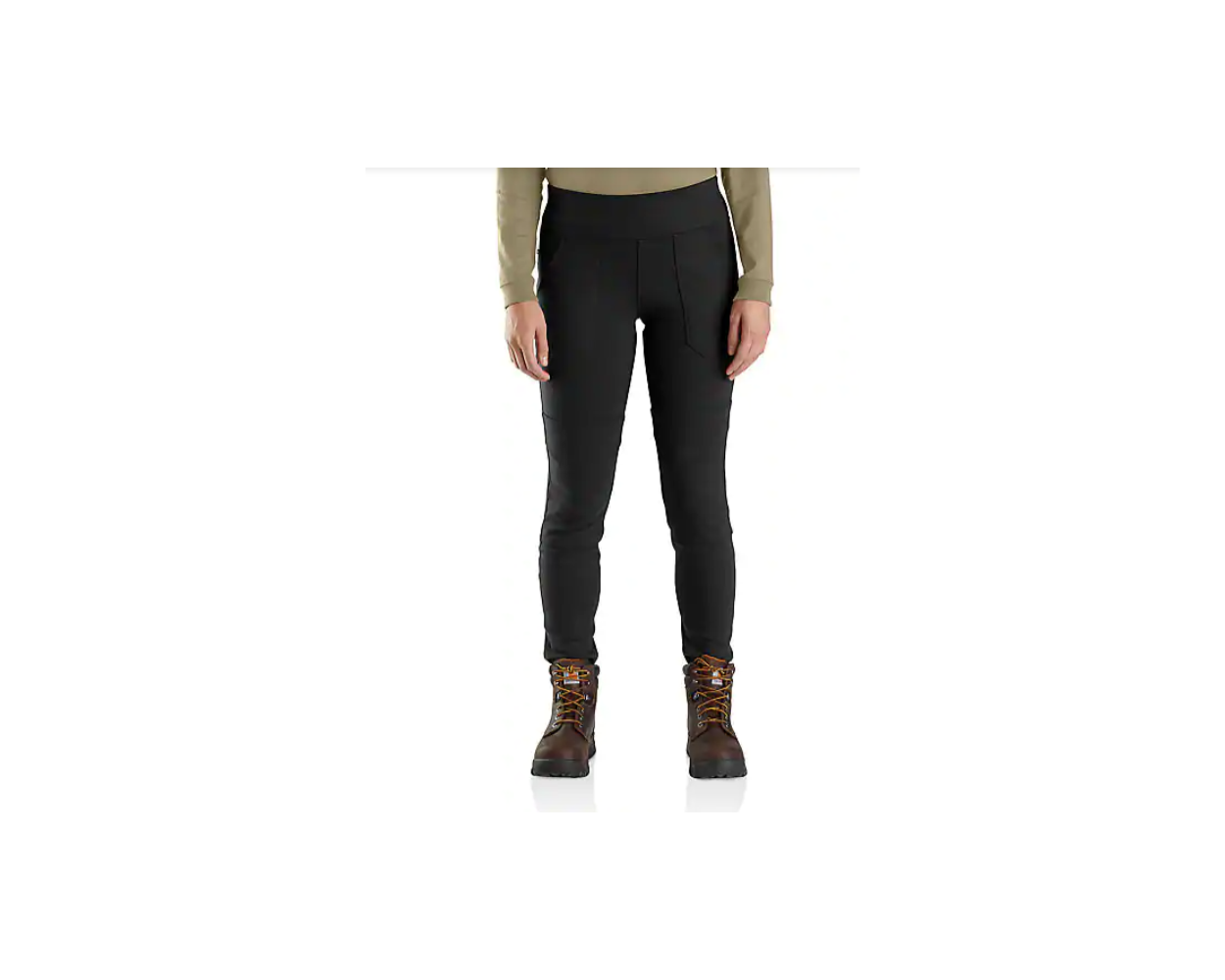 Carhartt Women's Force Fitted Heavyweight Lined Legging, Black