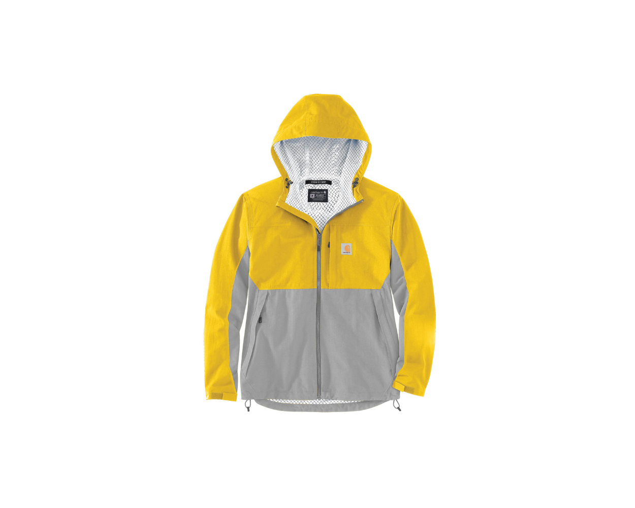 Carhartt yellow rain jacket discount