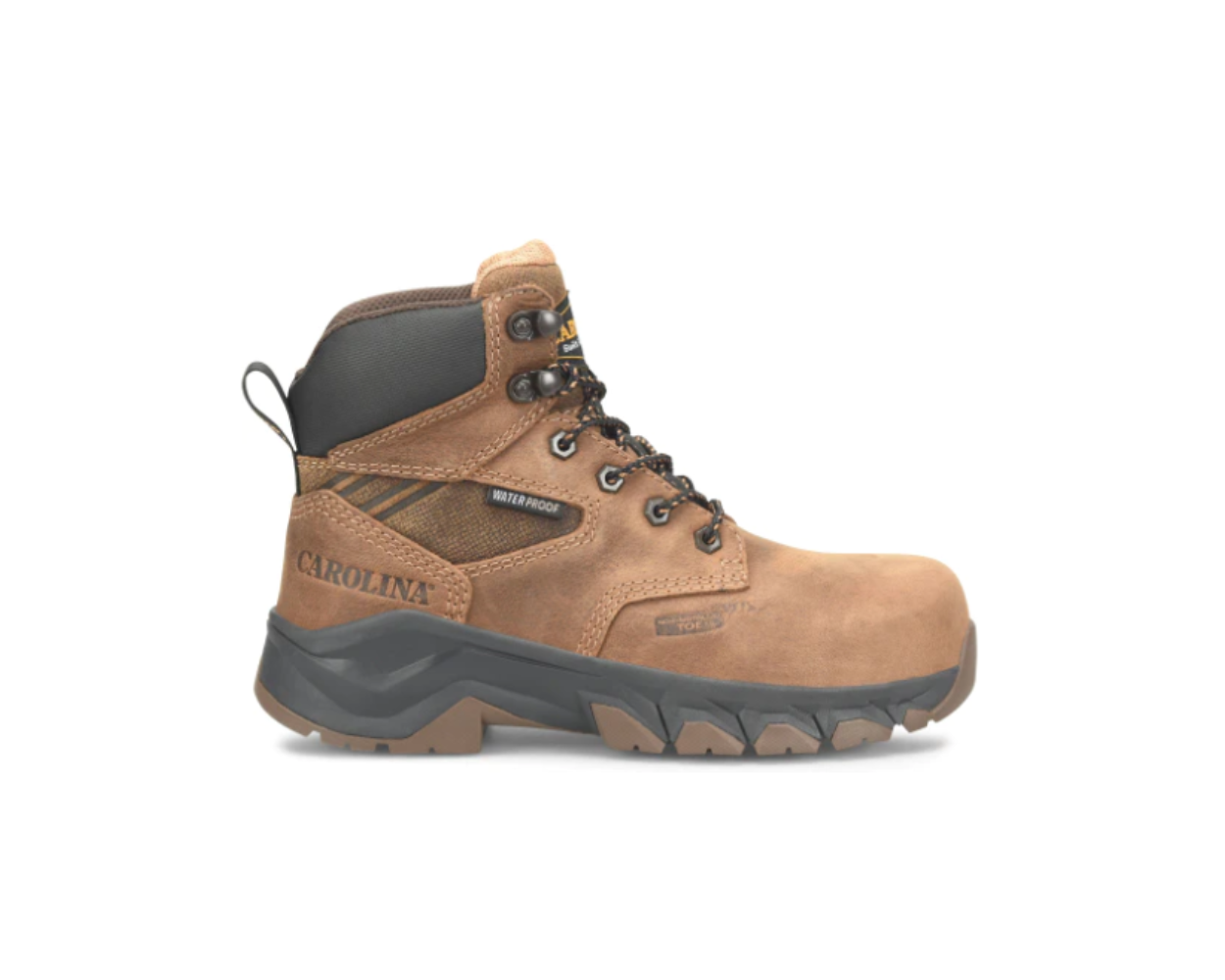 CAROLINA CA5679 WOMEN S SAGE 6 COMP TOE WP SLIP RESIST WORK BOOT BROWN