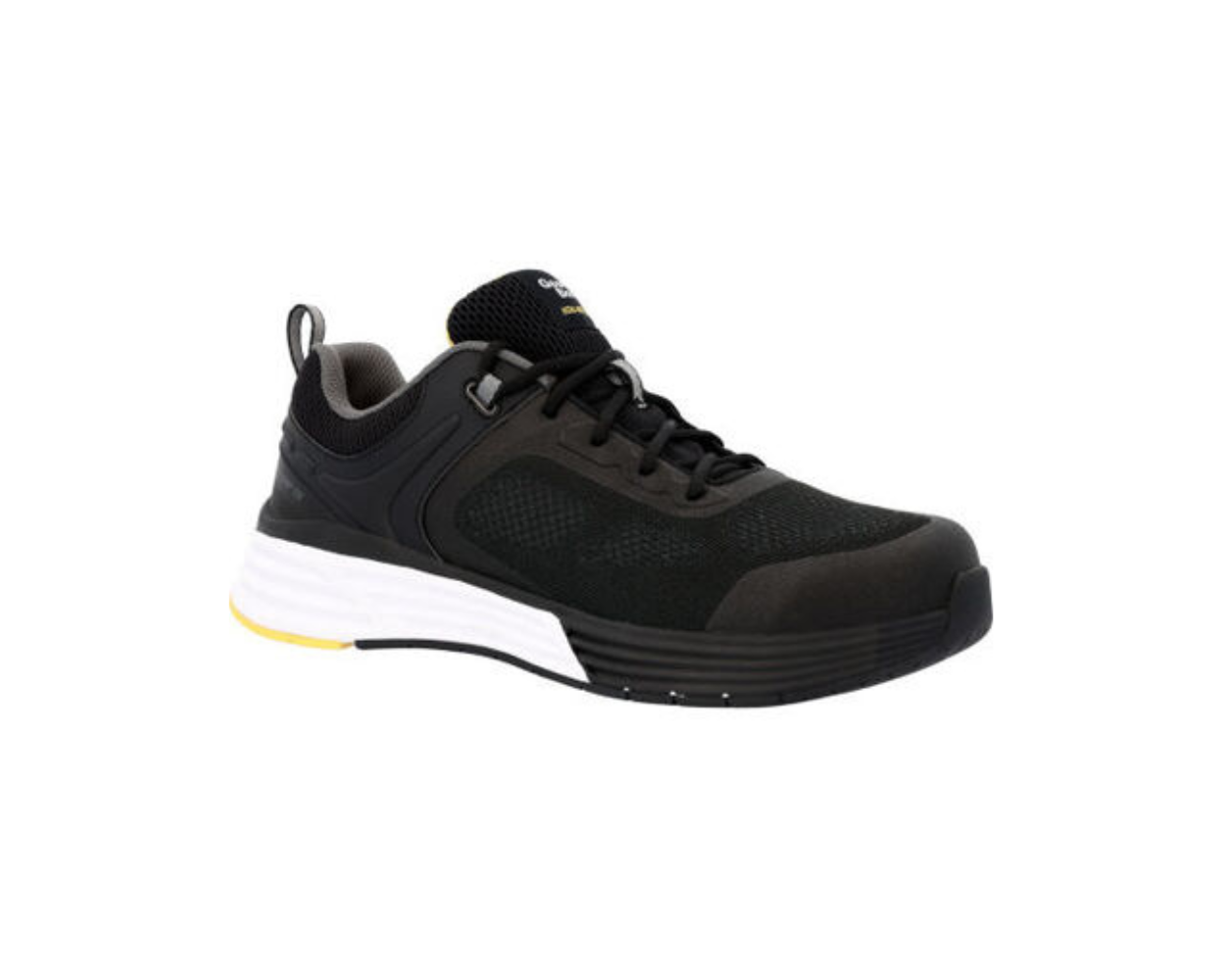 Black athletic work shoes cheap