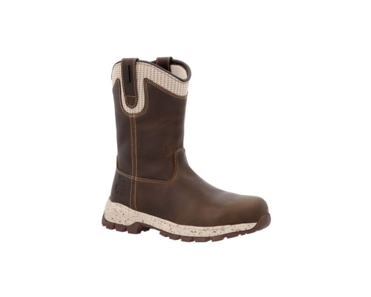 GEORGIA GB00557 EAGLE TRAIL WOMEN S PULL ON WORK BOOTS BROWN