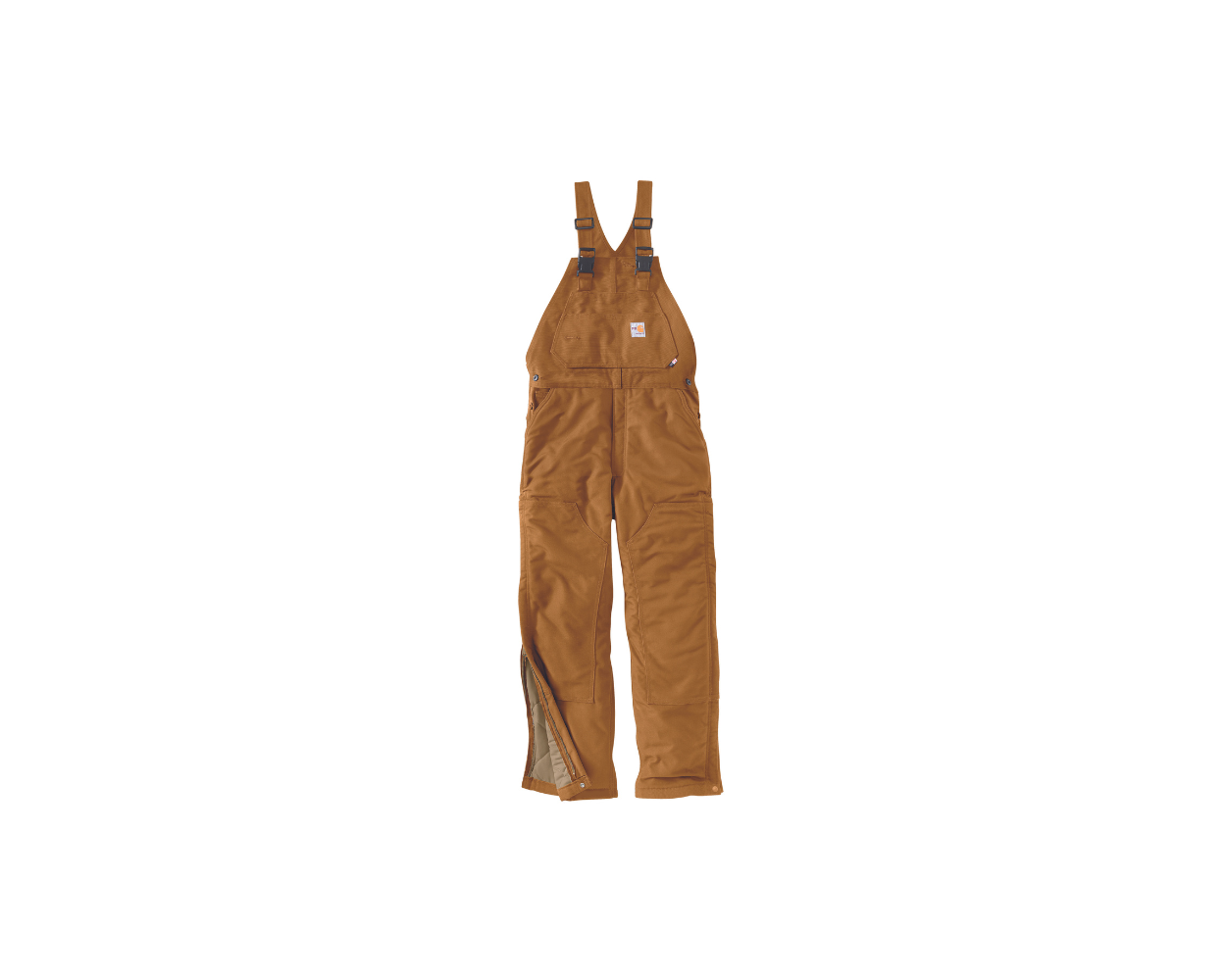 Carhartt 101626 211 M FR DUCK BIB LINED OVERALL