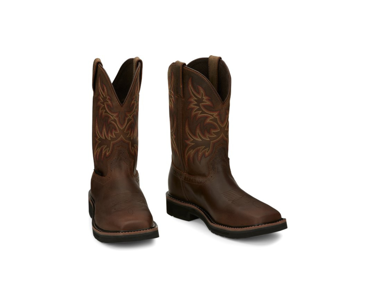 Justin stampede waterproof work boots 2025