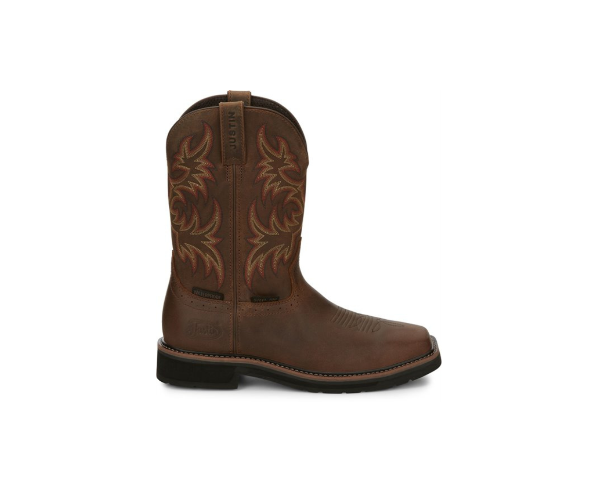 Justin safety toe boots online