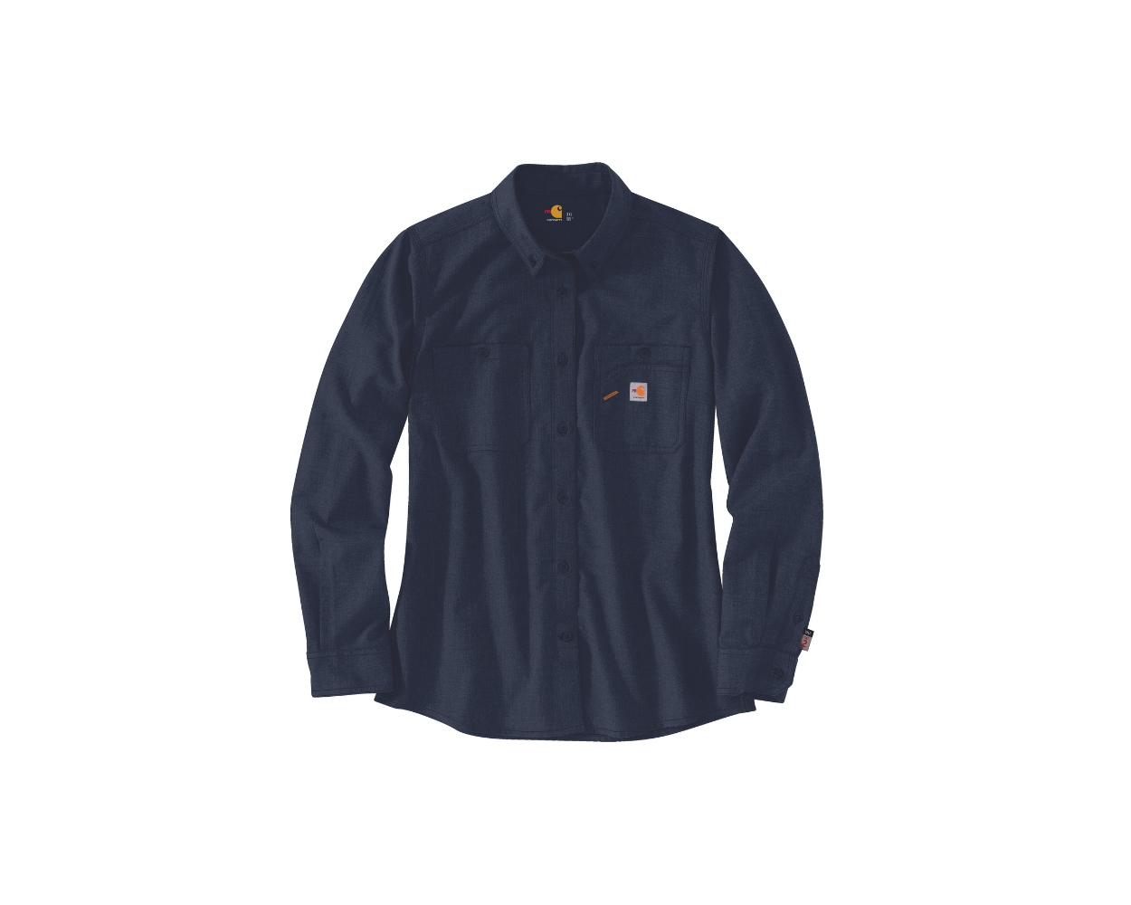 CARHARTT 104147-DKH WOMENS FR FORCE RELAXED FIT LONG SLEEVE SHIRT