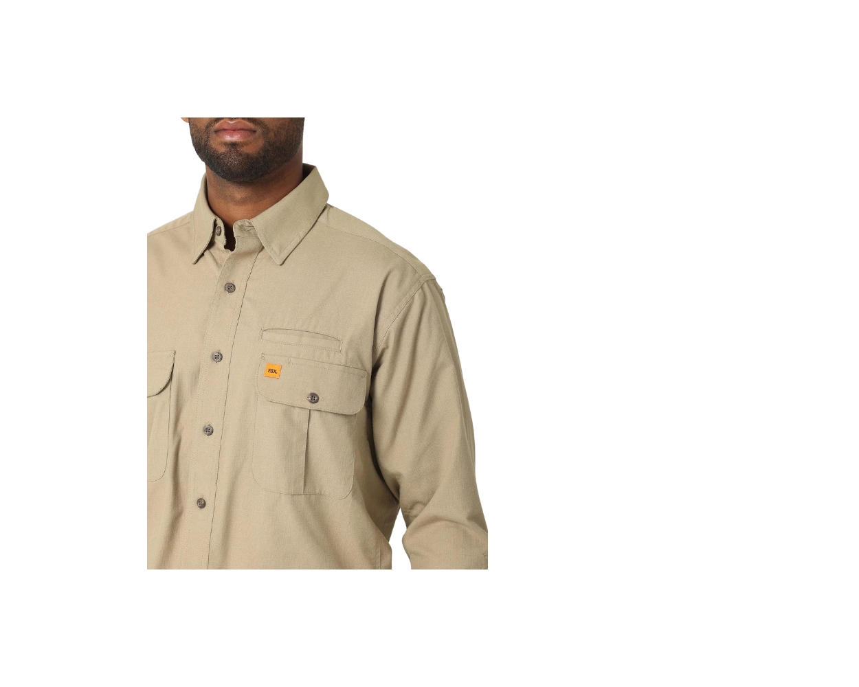 WRANGLER 2319239 MENS FR VENTED LONG-SLEEVE VENTED WORK SHIRT