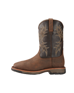 ARIAT 10017436 MENS WORKHOG WIDE SQUARE TOE PULL ON WORK BOOTS