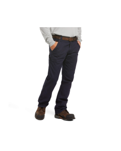 ARIAT 10019623 MENS FR M4 RELAXED WORKHORSE BOOTCUT PANT, NAVY