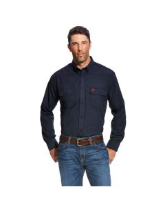 ARIAT 10022899 MENS FR FEATHERLIGHT LONG SLEEVE WORK SHIRT NAVY