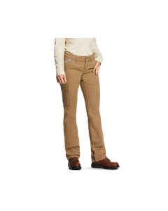 ARIAT 10030273 WOMENS FR DURALIGHT STRETCH CANVAS MID RISE PANT