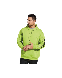 ARIAT 10032994 MENS REBAR GRAPHIC HOOD LIME HEATH