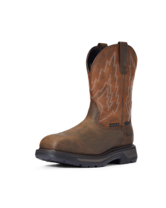 ARIAT 10033993 MENS BIG RIG WATERPROOF COMPOSITE TOE PULL ON WORK BOOTS