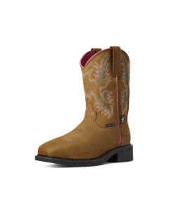 ARIAT 10033994 WOMENS KRISTA STEEL TOE METGUARD PULL ON WORK BOOTS