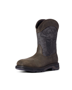 ARIAT 10038223 MENS WORKHOG XT INCOGNITO CARBON TOE PULL ON WORK BOOTS