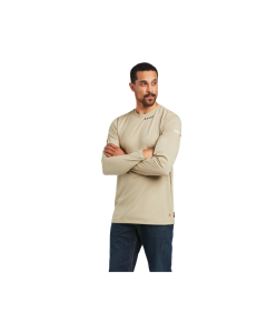 ARIAT 10039464 MENS FR BASELAYER LONG SLEEVE T-SHIRT KHAKI