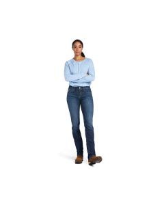 ARIAT 10039658 WOMENS FR DURASTRETCH AVELYNN MEDIUM WASH SLIM JEAN