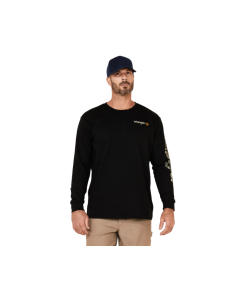 WRANGLER FR194BX MENS FR GRAPHIC T-SHIRT BLACK