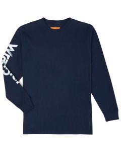 WRANGLER FR194NB MENS FR FLAG GRAPHIC T-SHIRT, NAVY