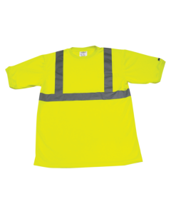 IRONWEAR 1201-L-TP MENS SHORT SLEEVE REFLECTIVE T-SHIRT LIME