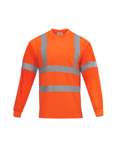 IRONWEAR 1204FR-O-TP MENS FR HIVISIBILITY ORANGE T-SHIRT